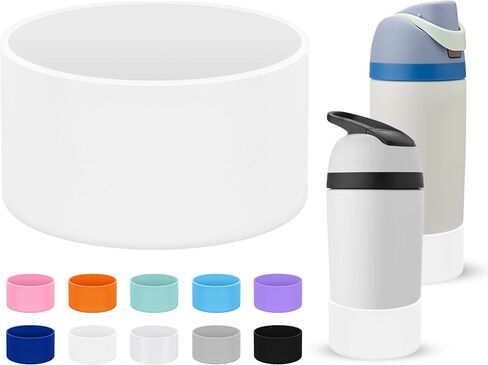 Mokoart Silicone Boot Compatible with Owala Kids Water Bottle 16/14 oz, Anti-Slip Rubber Bottom Protective Sleeve for Owala Kids FreeSip 16oz, Accessories for Owala Kids Flip 14oz in Saudi Arabia