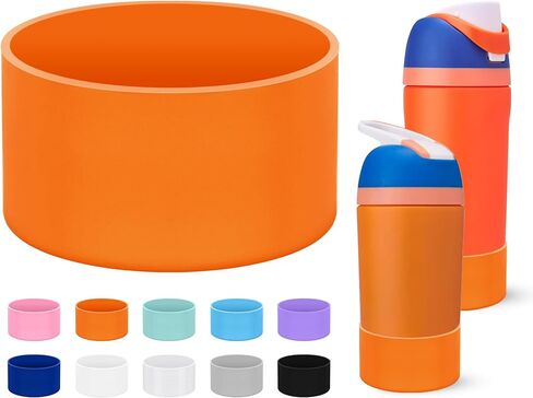 Mokoart Silicone Boot Compatible with Owala Kids Water Bottle 16/14 oz, Anti-Slip Rubber Bottom Protective Sleeve for Owala Kids FreeSip 16oz, Accessories for Owala Kids Flip 14oz in Saudi Arabia