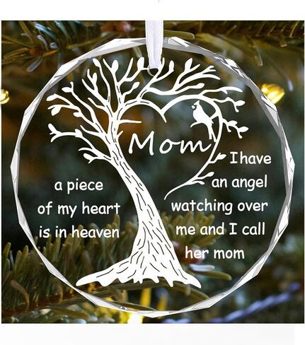 Christmas Memorial Gift, Bereavement Sympathy Gift for Loss of Loved One Father, Christmas Tree Remembrance Hanging Pendant Remembrance Gifts for Loss of Mather Memory Mom Sympathy Gift (mom) in Saudi Arabia