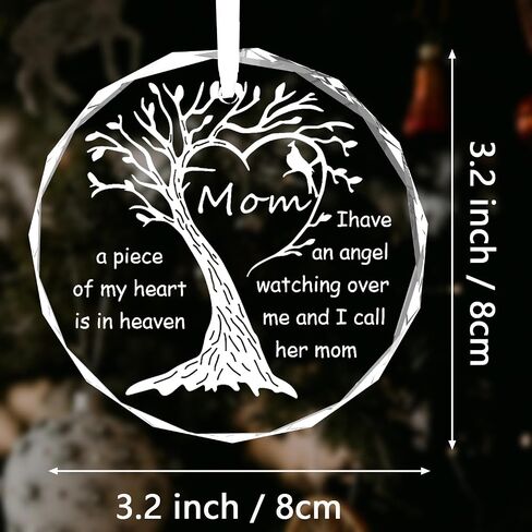 Christmas Memorial Gift, Bereavement Sympathy Gift for Loss of Loved One Father, Christmas Tree Remembrance Hanging Pendant Remembrance Gifts for Loss of Mather Memory Mom Sympathy Gift (mom) in Saudi Arabia