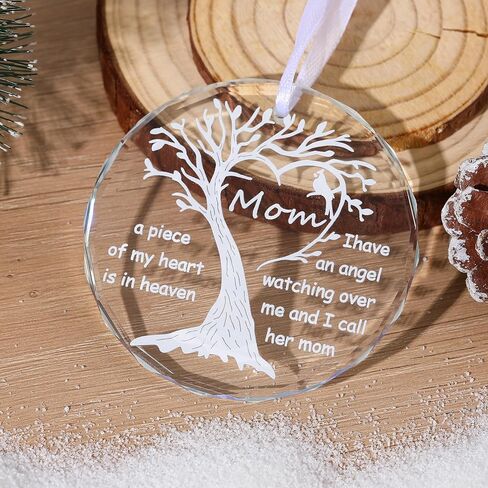 Christmas Memorial Gift, Bereavement Sympathy Gift for Loss of Loved One Father, Christmas Tree Remembrance Hanging Pendant Remembrance Gifts for Loss of Mather Memory Mom Sympathy Gift (mom) in Saudi Arabia