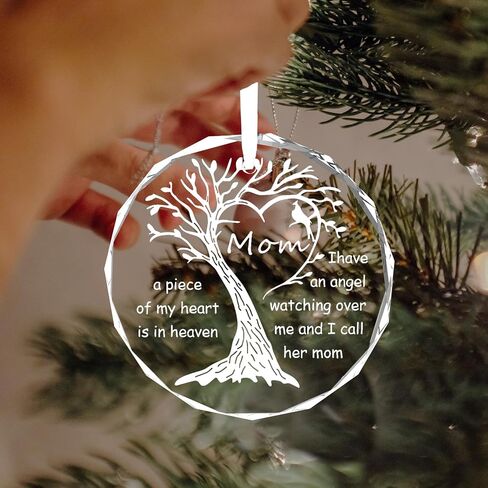 Christmas Memorial Gift, Bereavement Sympathy Gift for Loss of Loved One Father, Christmas Tree Remembrance Hanging Pendant Remembrance Gifts for Loss of Mather Memory Mom Sympathy Gift (mom) in Saudi Arabia