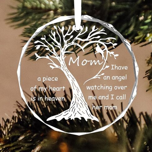 Christmas Memorial Gift, Bereavement Sympathy Gift for Loss of Loved One Father, Christmas Tree Remembrance Hanging Pendant Remembrance Gifts for Loss of Mather Memory Mom Sympathy Gift (mom) in Saudi Arabia