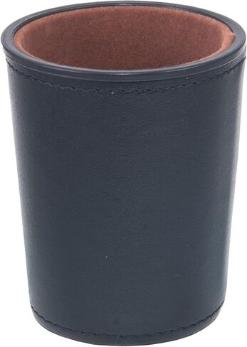 كوب نرد جلدي من Bamboo's Grocery LoKii، بطانة داخلية مبطنة باللباد تمامًا، 6 أكواب شاكر و30 نرد منقطة، حقيبة حمل واحدة، أسود وأرجواني in Kuwait