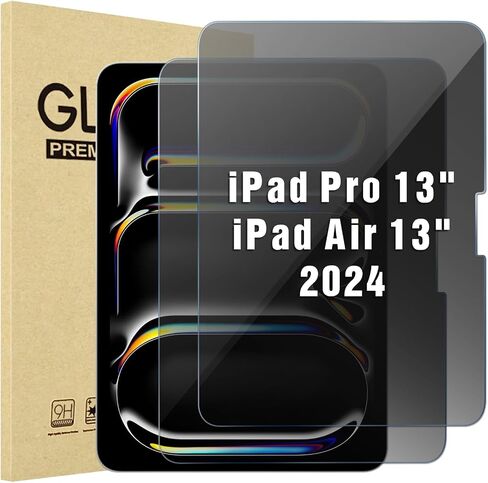 ProCase Privacy Screen Protector for iPad Pro/Air 13-Inch 2024; Anti-Spy Tempered Glass Film Guard for 2024 iPad Pro 7th/iPad Air 6th Gen 13" in Kuwait