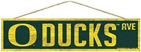 ديكور المنزل لمحبي الرياضة من Wincraft NCAA Oregon Ducks، لون الفريق، 4x17 in Saudi Arabia