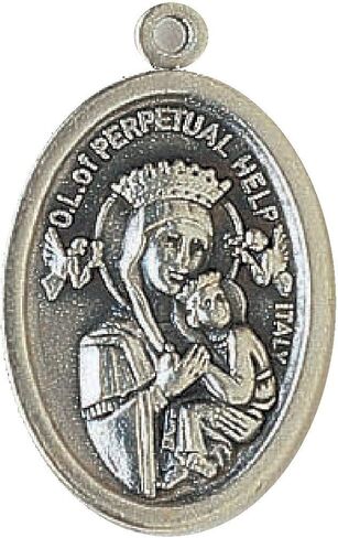 Small Catholic Saint Medal - Bulk Pack of 10 (Our Lady of Perpetual Help) in Kuwait