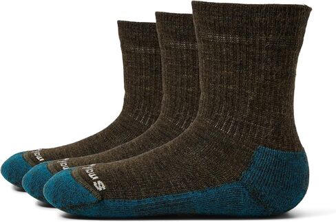 Smartwool Kid Unisex Kids Hike Full Cushion Crew Socks 3-Pack (Toddler/Little Kid/Big Kid) Military Olive MD (12-2.5 Little Kid) in Saudi Arabia