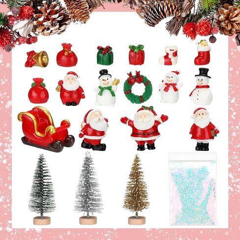 Shappy 4 بوصة DIY سنو غلوب ووتر غلوب 6 مجموعة عيد الميلاد DIY مجموعات من البلاستيك الشفاف ووتر غلوب مع غطاء لولبي للحرف اليدوية وتخصيص هدايا تزيين المنزل in Saudi Arabia