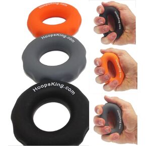 Rip N Grip Hand Strengtheners Basketball Training Aid for Dribbling, Shooting, Passing, & Rebounding