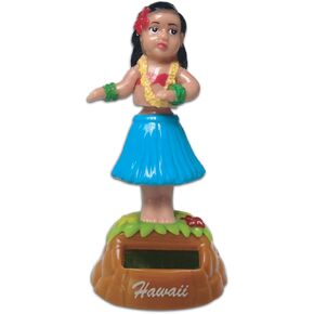 KC Hawaii Hula Dancing Solar Dashboard Doll 4.25"