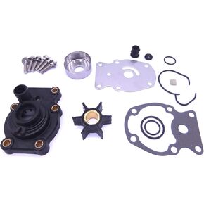 Boat Motor 393630 0393630 393509 0393509 391636 0391636 390344 0390344 Water Pump Repair Kit with Housing for Evinrude Johnson OMC BRP 20HP 25HP 30HP 35HP Outboard Engine, fit Sierra18-3382 9-48211