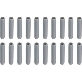 Screw Thread Protector Cover Rubber End Caps, [for Screw, Bolt] - 1/8"(3mm) ID/Grey/50pcs