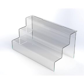 Acrylic Three Steps Riser Stand for IKEA Detolf in Saudi Arabia