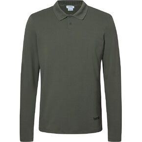 BRADY Men's Perform Polo Long Sleeve in Zero Hydro Yarn