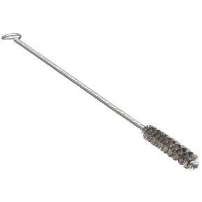 Weiler 21091 Hand Tube Brush, Single Stem/Single Spiral, 3/16", 0.05" Steel Wire Fill, 1-1/2" Length, Made in The USA (Pack of 10)