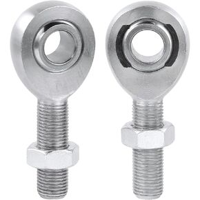 3/8" Heim Joints Rod End Kit,.375" Chromoly Heim Joints Panhard Rod End Kit for Steering,Suspension, Traction Bars, Right&Left Hand Thread Steering Joints with Jam Nuts - 1Set