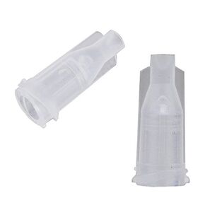 Luer Lock Syringe Tip Caps Screw Threads Dispensing Stop Caps 1000 Pieces (Clear)