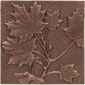 Whitehall Products Maple Leaf Wall Decor, Antique Copper