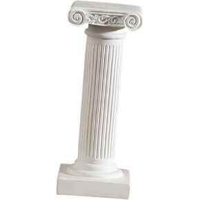 Roman Column Statue Roman Pillars Greek Decor Decorative Columns Greek Columns Statue Wedding Candle Holder Micro Landscape Pillar Greek Statue Resin Mini Crafts White