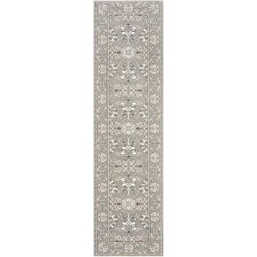 Gertmenian Traditional Power-Woven Thick Pile Indoor Area Rug | Durable & Non-Shedding | Ideal for Living Room, Dining Room, Bedroom, Entryway, Hall, Office | 2x8 Runner, Moena, Ivory, 28984