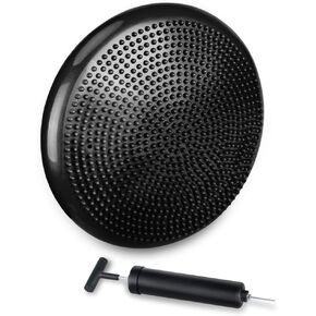 JBM 13" Inflated Stability Wobble Cushion Balance Stability Disc with Pump - Support up to 770lb