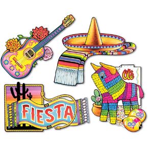Beistle Fiesta Mariachi Cutouts