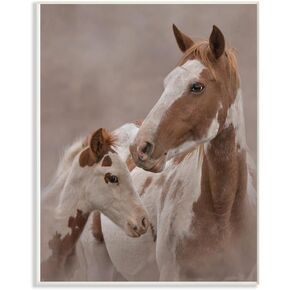 Stupell Industries Horse Family Photograph Canvas Wall Art, 30 x 40, Multi-Color