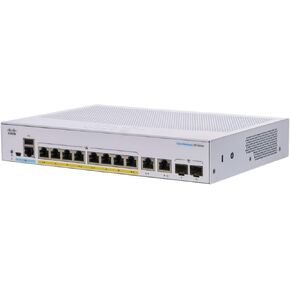 Cisco Catalyst 1200-8T-E-2G Smart Switch, 8 Port GE, Ext PS, 2x1GE Combo, Limited Lifetime Protection (C1200-8T-E-2G)