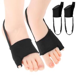 1 Pair Tailor Bunion Corrector, Bunionette Corrector Sleeves Built-in Gel Pads Soft Silicone Gel Bunion Corrector with Non-Slip Strap to Relief Bunion Pinky Toe Pain, Overlapping Toe(Little Toe)