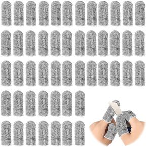 50 قطعة من أغطية الأصابع المقاومة للقطع لحماية أطراف الأصابع، غطاء للأصابع قابل لإعادة الاستخدام، واقيات للأصابع لعمل المطبخ in Kuwait