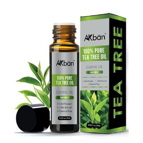 100% Pure Tea Tree Oil for Skin Care, Hair, Face, Nail and Diffuser, Australian Tea Tree Essential Oil, Premium Aromatherapy Oil - 10 ML (0.34 fl oz)