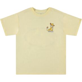 Disney Ladies Lion King Fashion Shirt - Ladies Classic Hakuna Matata Lion King Simba Mufasa Timon and Pumba Curved Hem Tee