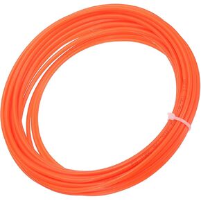 PATIKIL Pneumatic Tubing 5/32 OD 16.4ft, 4mm OD 2.5mm ID PU Air Line Pipe Tube for Air Compressor Fitting or Fluid Transfer,Orange Red