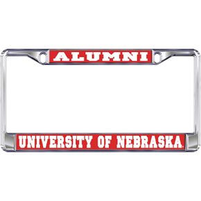 Nebraska Plate_Frame (DOMED NEBRASKA ALUMNI FRAME (27116))