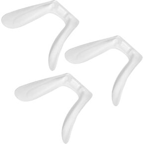 Eyeglass Bridge 3Pcs U-Shape Glasses Support Set Silicone Glasses Bridge Strap Pieces Rimless Frameless Eyewear Replacement Guards