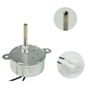 TYC-40 Small Synchronous Motor 12V AC 5r/min CW/CCW Shaft 33mm Inner-Screw Shaft for Christmas Tree Desktop Christmas Tree Decorative Colored Lights