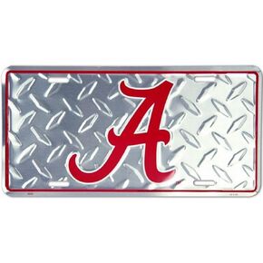 Signs 4 Fun Parody License Plate | Alabama Crimson Tide Diamond | 12" x 6" Decorative License Plate | Decoration Plate for Vehicle/Wall | Man Cave Decorations | Made in The USA