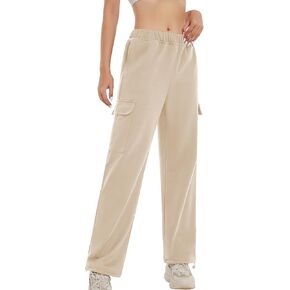 Cargo Pants Women，Sweatpants Women，High Waisted Sweatpants Jogging Pants Baggy Slacks Multi Pocket Pants