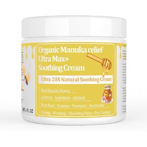 Balance Balanitis Relief Cream - Organic Natural Ingredients, Honey & Tea Tree Oil, Comforting Ointment, Relief from Irritation, Itching, Redness, Balanitis, Topical Treatment, Fast Acting
