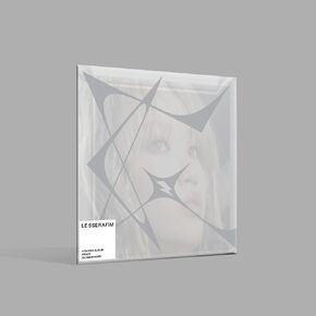 LE SSERAFIM 4th Mini Album [CRAZY] Compact SILVER RIBBON Version (Chaewon) + [Extra Special Photocards]