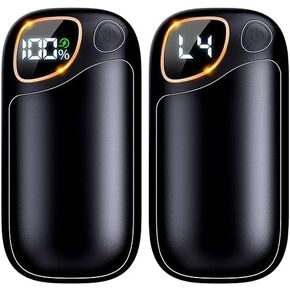 Hand Warmers Rechargeable - 2 Pack Magnetic Electric Hand Warmer 7000mAh, 20Hrs Warmth 4 Levels Heating Portable Pocket Hand Warmers for Raynauds, Golf, Camping, Hunting, Fishing, Ball Game