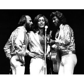 The Beegees Performing on Stage Photo Print (10 x 8)