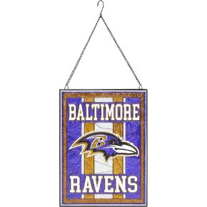 FOCO NFL unisex-adult NFL Team Stripe Stain Glass Sign