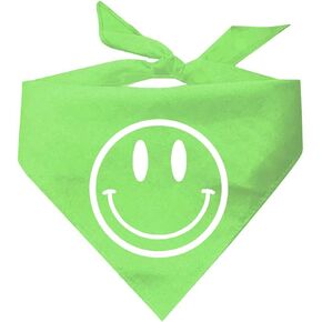 Smile Face Dog Bandana (Assorted Colors)