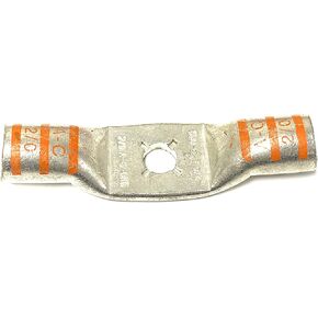 AC/DC WIRE AND SUPPLY 2/0 Stackable Battery Lugs with 4 Pads - Double Barrel Butt (Splices) -Electrolytic Copper (1 pack)