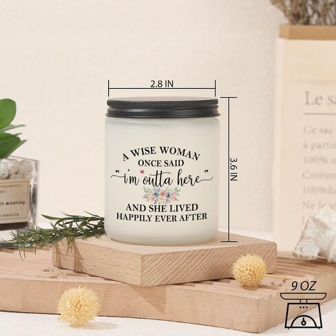 Retirement Gift for Woman Coworker Leaving Gifts for Women Men Goodbye Gifts for Coworkers Going Away Gifts for Coworkers Women Moving Away Gifts for Friends Scented Candles Lavender in Saudi Arabia