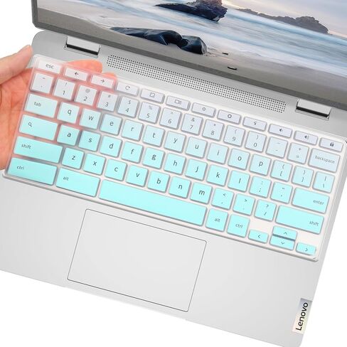 Keyboard Cover for Lenovo Chromebook Flex 3 11"/Lenovo Chromebook C340 C330 11.6" / Lenovo IdeaPad Flex 3 11.6"/ Lenovo Chromebook 100e 300e 500e N23 N22 N21 N20 11.6",Black in Saudi Arabia