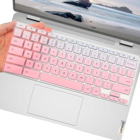 Keyboard Cover for Lenovo Chromebook Flex 3 11"/Lenovo Chromebook C340 C330 11.6" / Lenovo IdeaPad Flex 3 11.6"/ Lenovo Chromebook 100e 300e 500e N23 N22 N21 N20 11.6",Black in Saudi Arabia