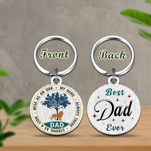 Drive Safe Dad Keychain – Fathers Day Gift for Dad from Son Daughter, Ideal for Dad Father’s Day and Birthdays in Saudi Arabia